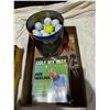 Image 1 : Golf balls, book and other