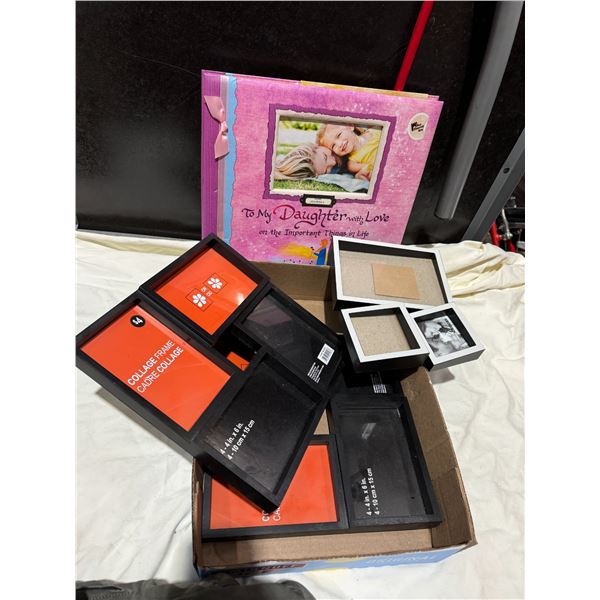 Frames and photo album