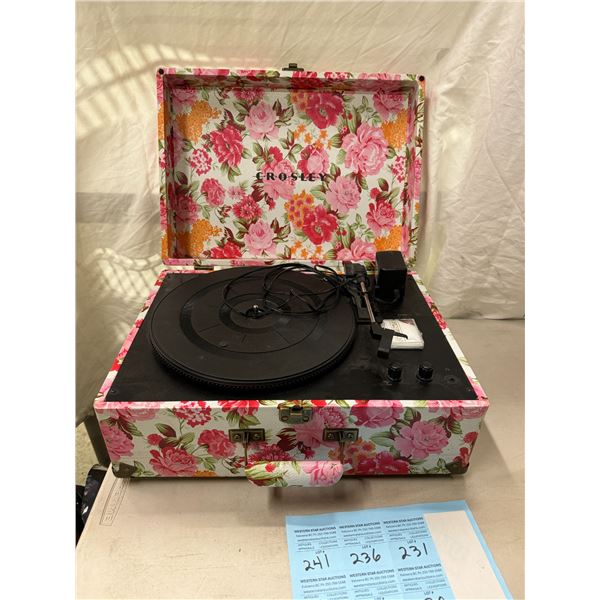 Crosley portable record player