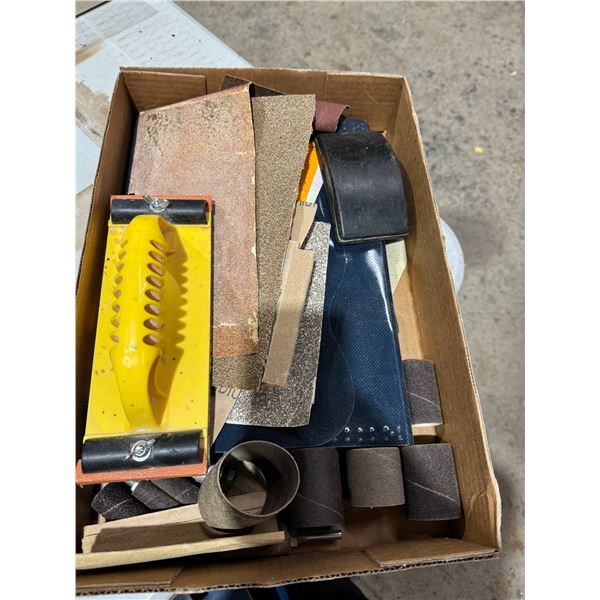 Assorted sandpaper