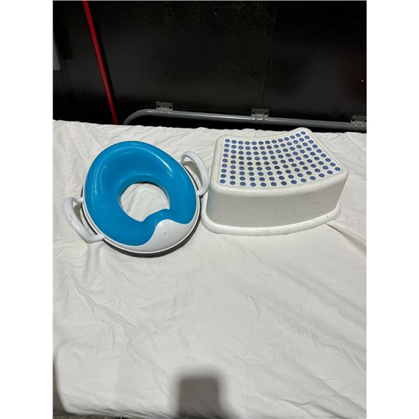 Stepstool and toilet seat