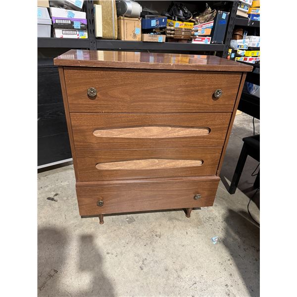 Highboy dresser measures 32" x 16" x 38" tall