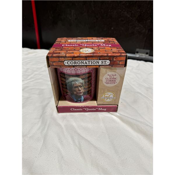 Coronation Street classic "quote" mug