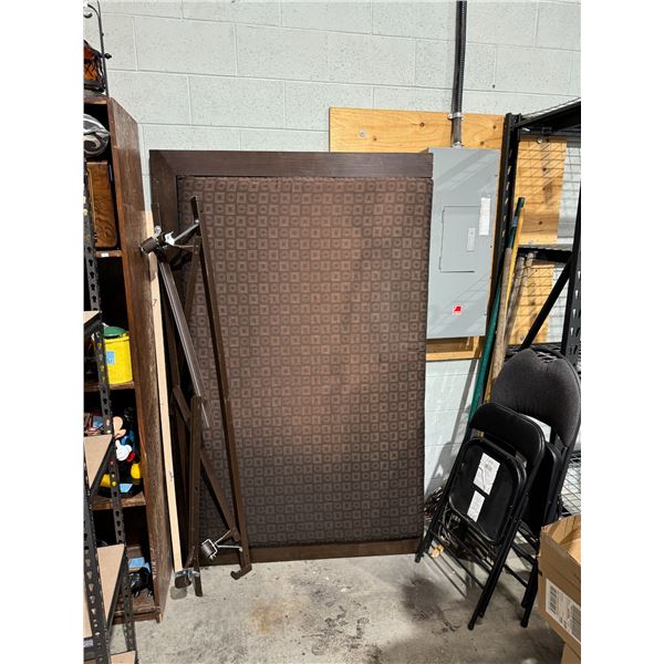 Headboard with rails