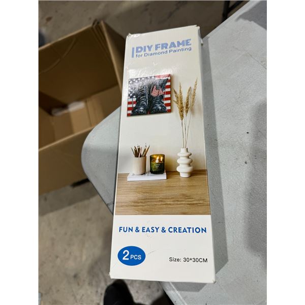 DIY frame for diamond paint