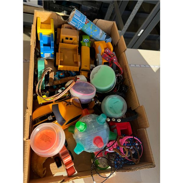 Assorted toys and crafting