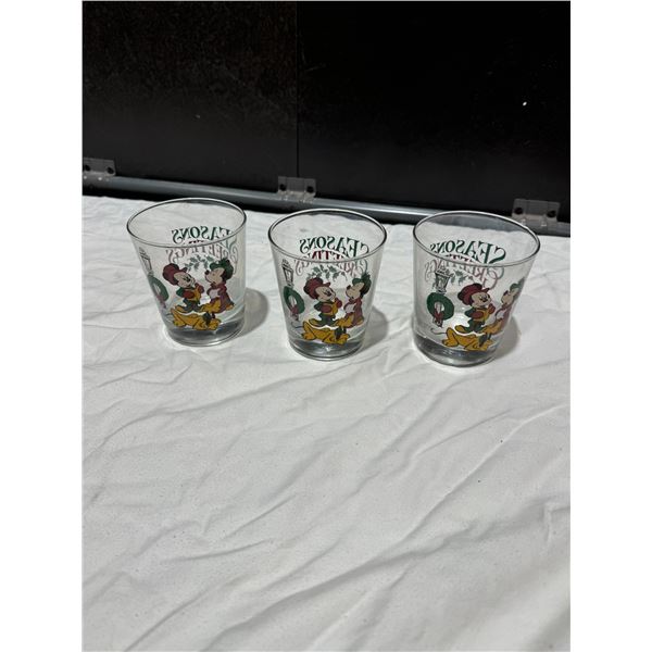Season greeting Mickey Mouse cups