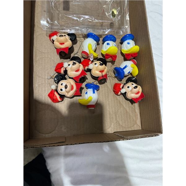Mickey and Donald ornaments