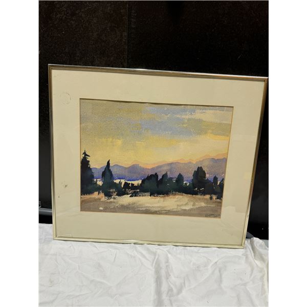 W. Jurgens signed watercolor.