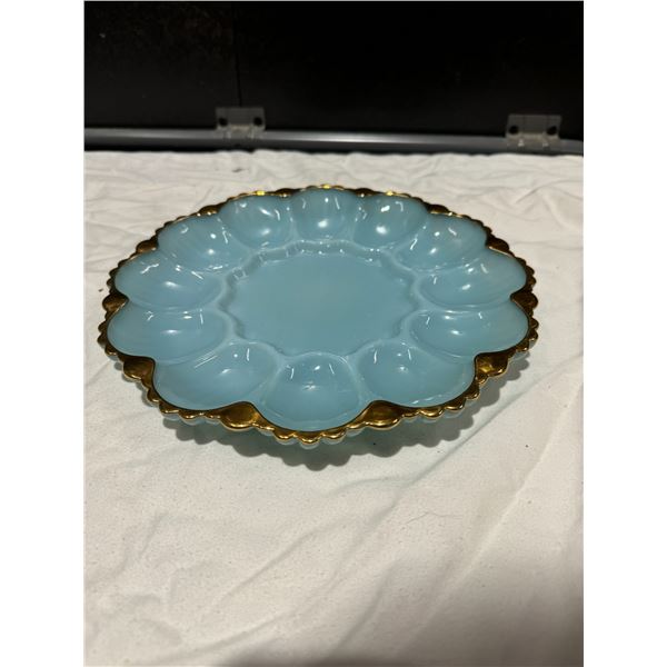 1950s Anchor hocking fire king egg plate