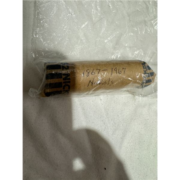 Roll 1867–1967 nickels