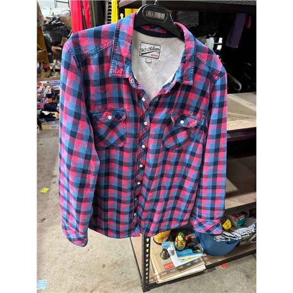 BC Clothing shirt jacket women's large