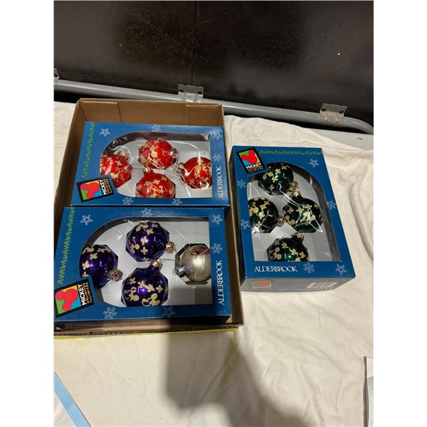 Mickey Unlimited Christmas tree ornaments