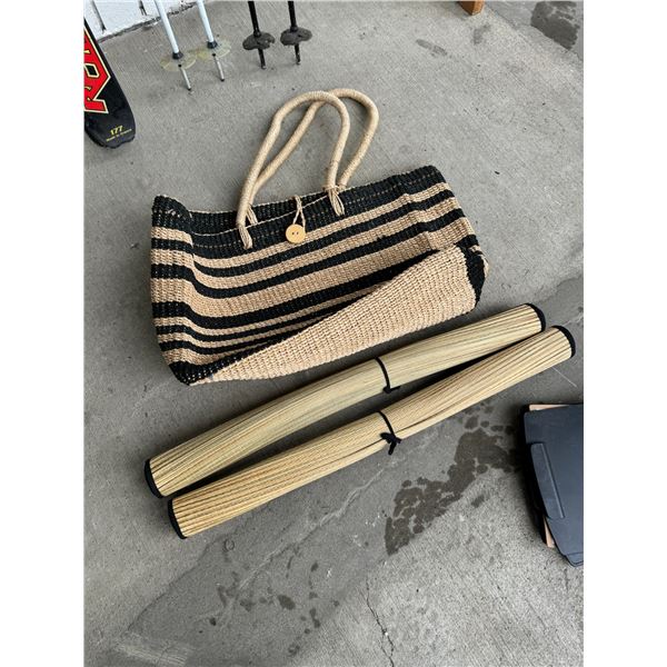 Beach bags and mats