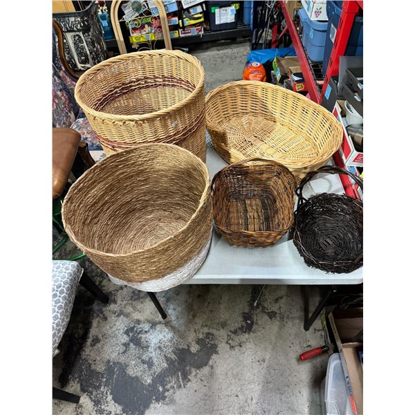 Assorted baskets