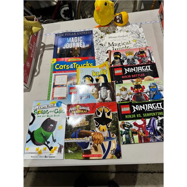 LEGO books and other items