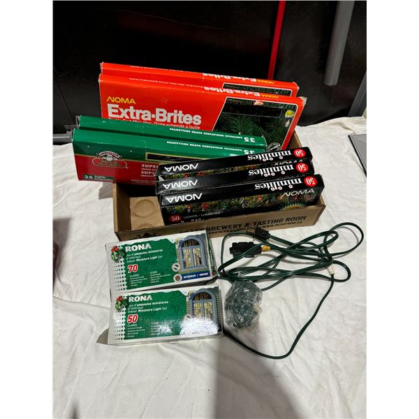 Assorted Christmas lights