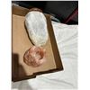 Image 1 : Salt lamp, no light and Candle Holder