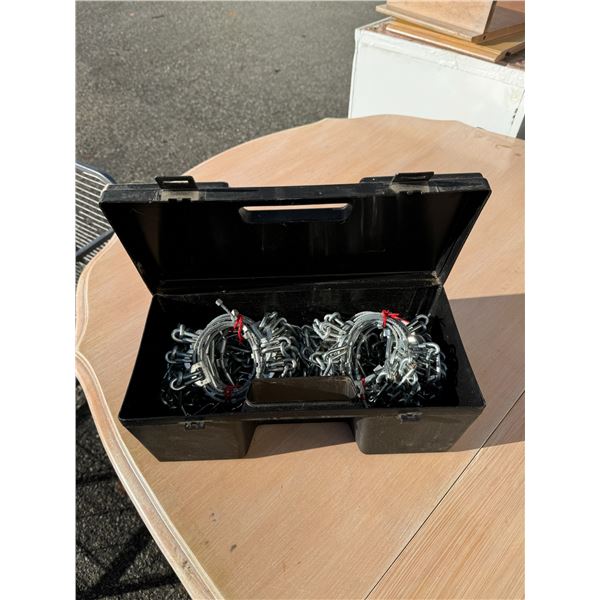 Tire chains off a CRV