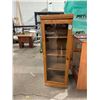 Display cabinet  20.5" x 19" and 59 inches tall