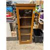 Display cabinet  20.5" x 19" and 59 inches tall