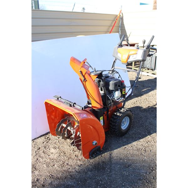 ** Husqvarna ST224 Snowblower, Self Propelled w/ Electric Start 24" - Running