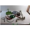 Image 1 : Dust Pan, Enamel Pot Lid, Jar Opener, Meat Grinder, Tobacco Tin, Vintage Bug Sprayer and Misc.