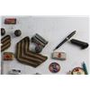 Image 8 : Military Patches, Vintage Pens, Lighters, Bottle Openers, Pin, Tire Gauges, Letter Opener and Shavin