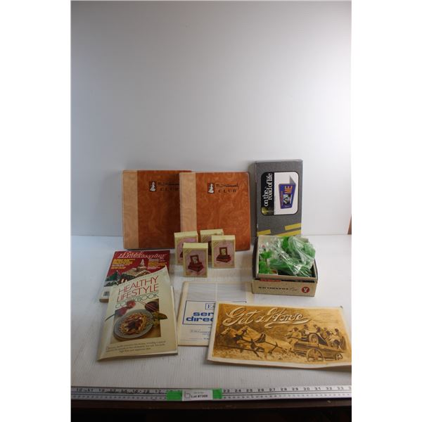 Magazines - Good Housekeeping, Cook Book & Eska Service Directory, (4) Antique Style Multi Boxes wit