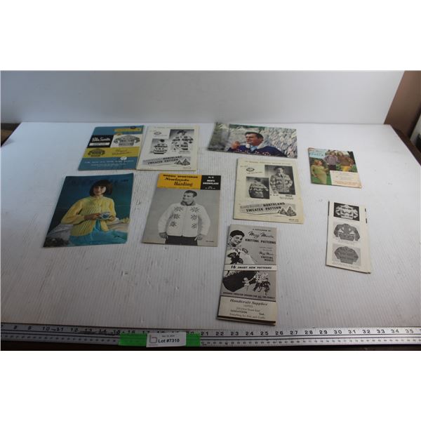 (9) Vintage Fashion Magazines - Nordic Sportsman, Mary Maxim and Wendy