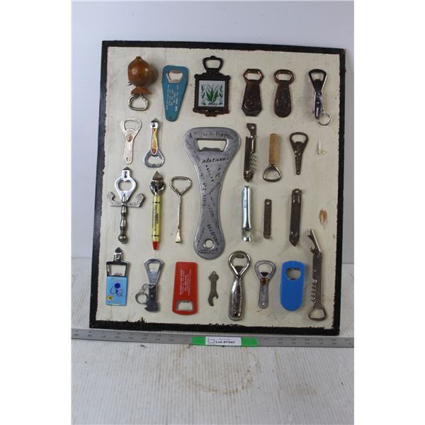 Bottle Opener Wall Decoration - 19" x 22"