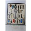 Image 1 : Bottle Opener Wall Decoration - 19" x 22"