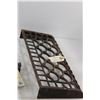 Image 5 : Furnace return Air Grate, Radio Speaker Stand, Cast Iron Waffle Maker, Misc.