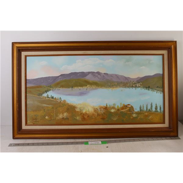 Oscar Anderson Landscape Painting - 36  x 21 