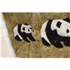 Image 2 : Panda Decorated Sheepskin Rug - 70" x 48"