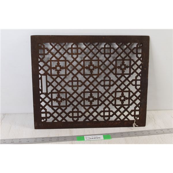 Cast iron Floor Grate - 16 1/2  x 13 1/2 
