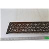 Image 2 : Cast Iron Wall Grate - 30" x 6"