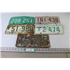 Image 1 : (5) Vintage Saskatchewan License Plates