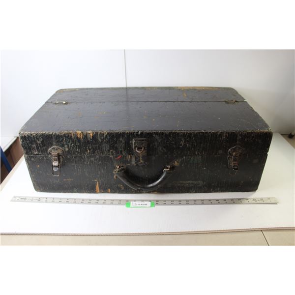 Vintage Wood Tool Crib 31'5  x 9.75  x 18 