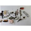 Image 2 : (7) Vintage Pipes, Commemorative Aluminum Coins, Vintage Tools & Pieces, Monopoly Cards, Jack Brooks