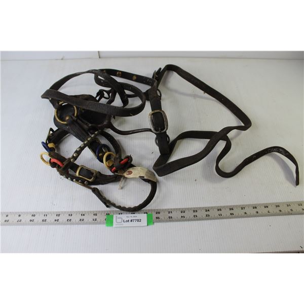 Vintage Pony Bridal With Reins