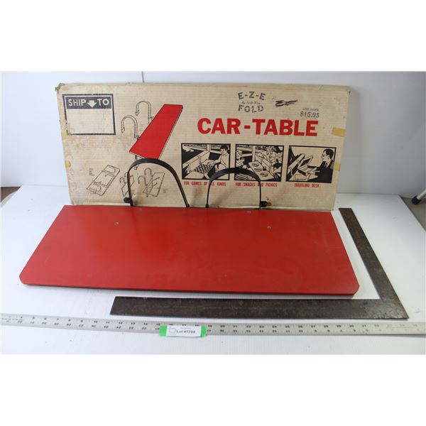 Vintage Car Table 30" x 13.75", Carpenter's Square