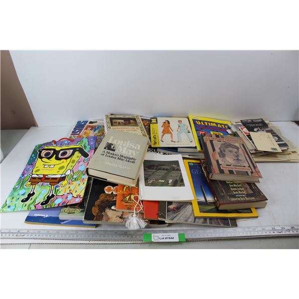 Various Books, Post Cards, Misc.