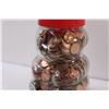 Image 2 : Teddy Bear Glass Jar of Pennies