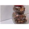 Image 3 : Teddy Bear Glass Jar of Pennies