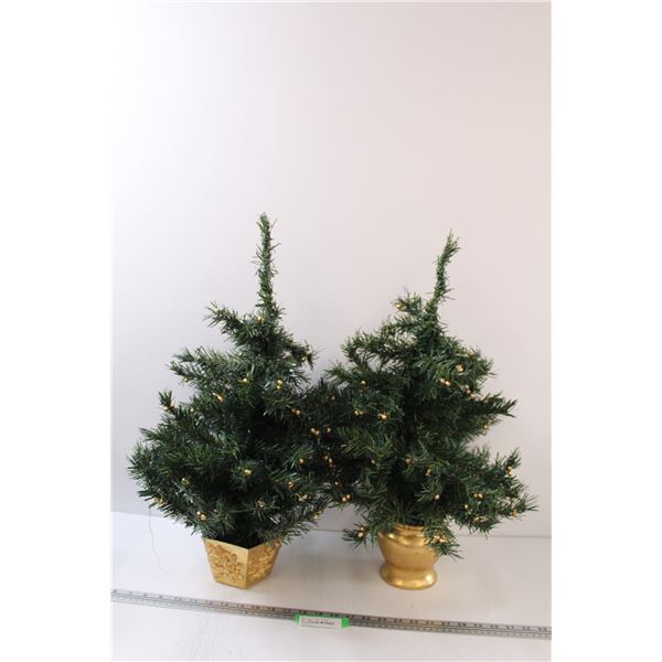 Artificial Table/Desk Top Christmas Trees - 25" x 12"