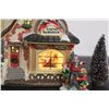Image 2 : Light-up Christmas Santa's Workshop w/Figurines