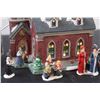 Image 2 : Light-up Christmas Church Decor w/Figurines