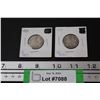 (2) Canadian Twenty Five Cent Coins: 1931 & 1935
