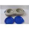 Image 2 : Dog Food Traveling Dish - 18" x 9"
